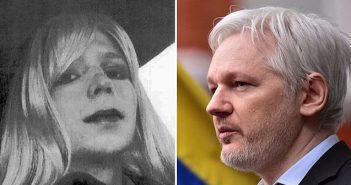 Chelsea Manning and Julian Assange