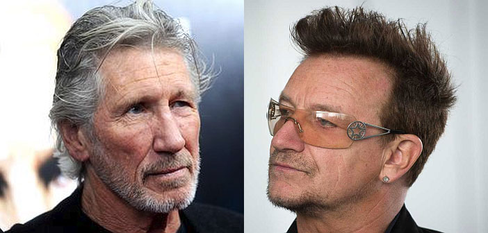 Roger Waters and Bono