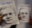 Julian Assange Ecuador protest