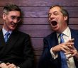 Jacob Rees-Mogg and Nigel Farage