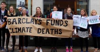 Barclay Bank funds climate deaths